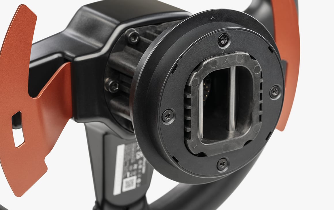 CSL Steering Wheel BMW + QR2 Lite Wheel-side