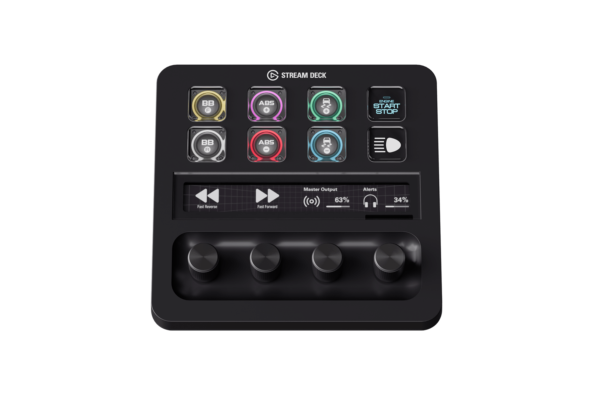 Stream Deck+ Controller - Dials & Touch Strip | FANATEC