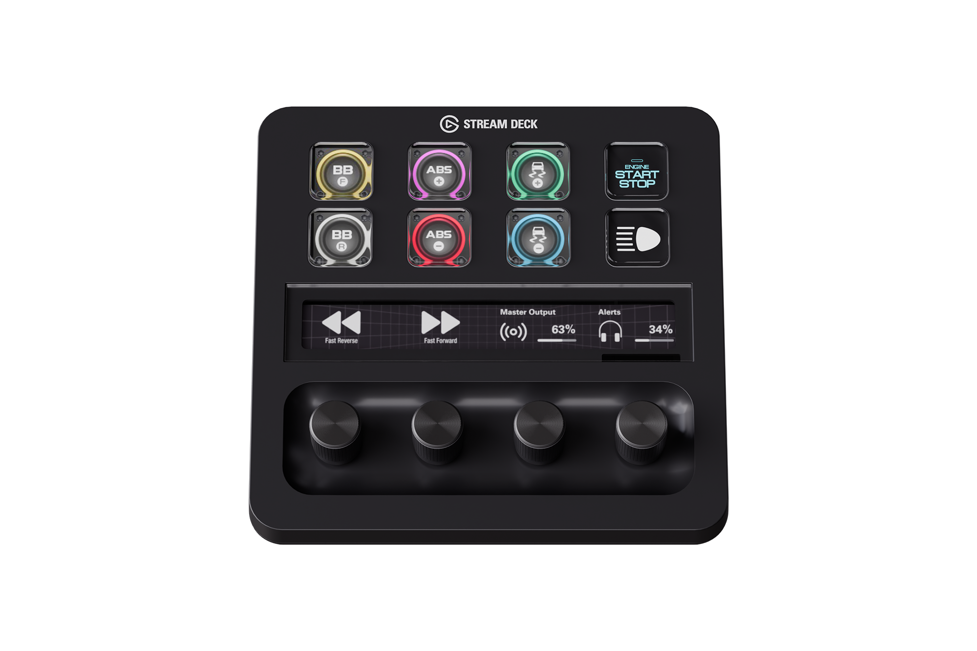 Stream Deck+ Controller - Dials & Touch Strip | FANATEC