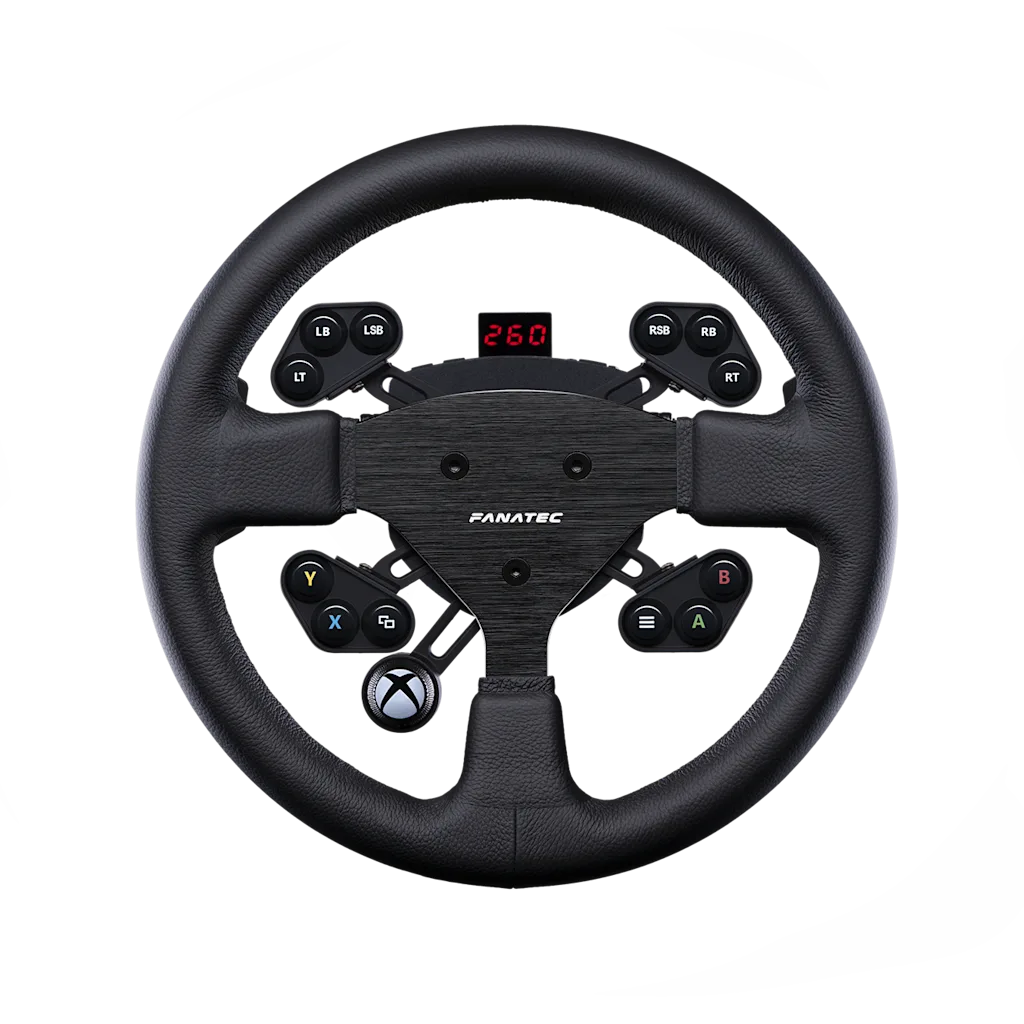 ゲーム用 ステアリングホイール HUB + D型 ホイール Fanatec ClubSport Steering Wheel Round 1 V2 for Xbox