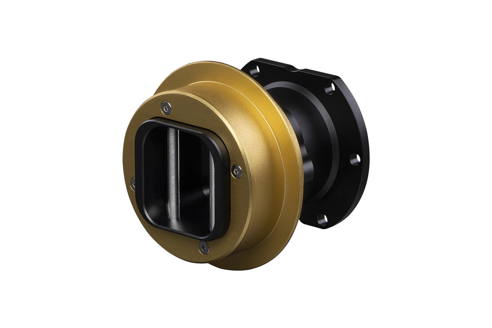 Fanatec QR2 Pro Wheel-Side — corpo dourado em alumínio billet