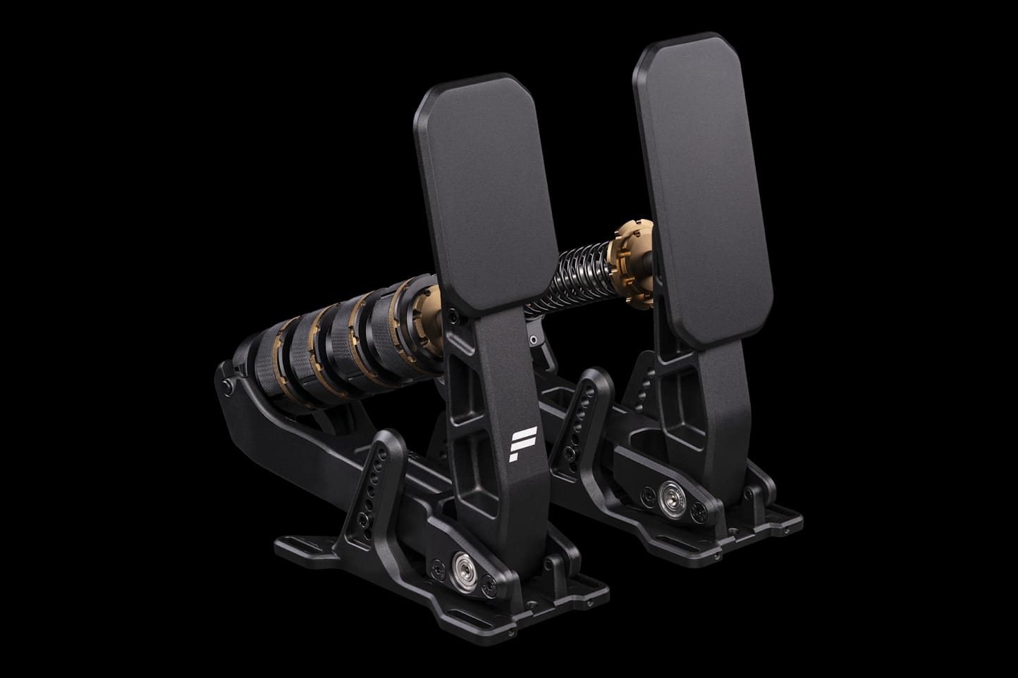Podium Pedals Sport: the two-pedal configuration with GT-style pedal plates.