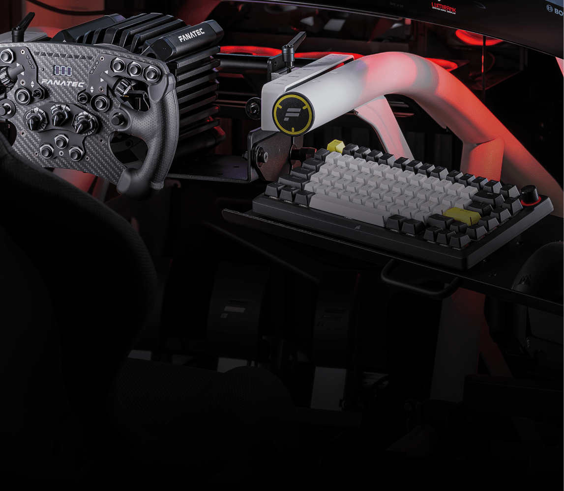 Fanatec PC sim setup example