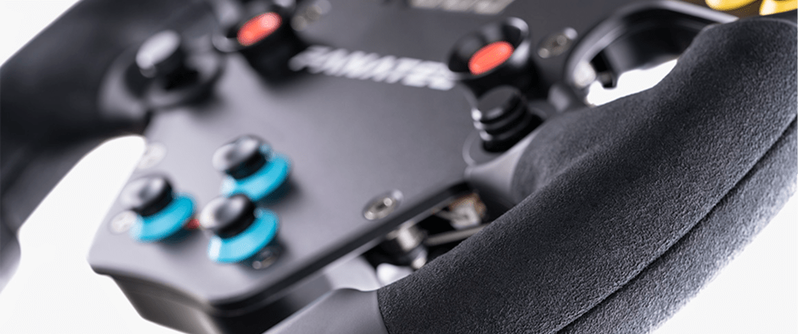Fanatec CSL series wheel base and pedals, the entry point for a beginner sim racing setup