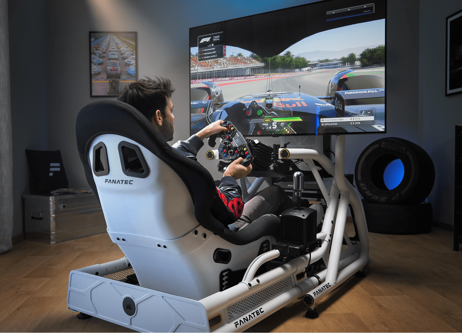 Full Fanatec dedicated cockpit setup