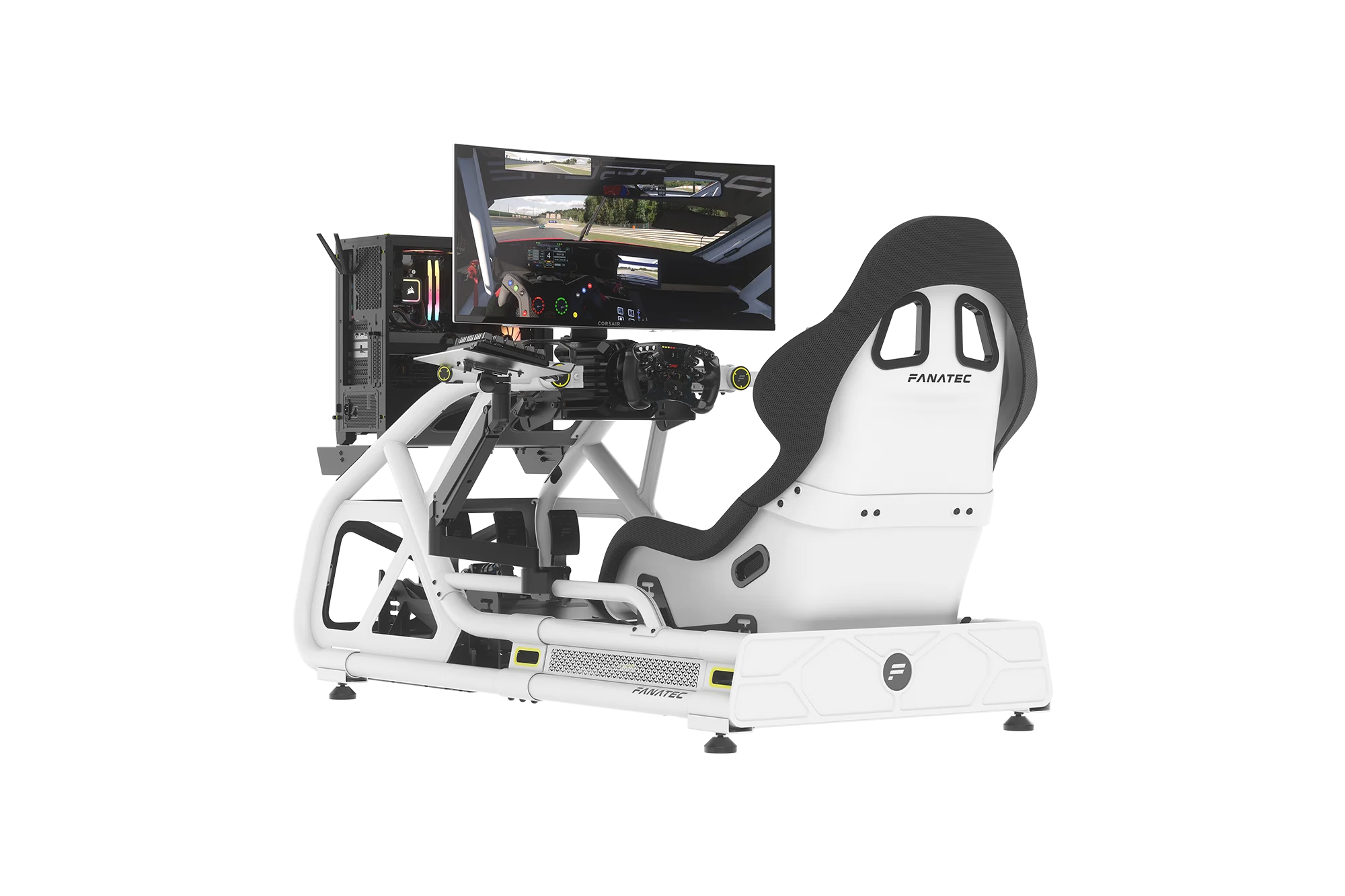 Fanatec GT Cockpit Seat (bílá) – detail