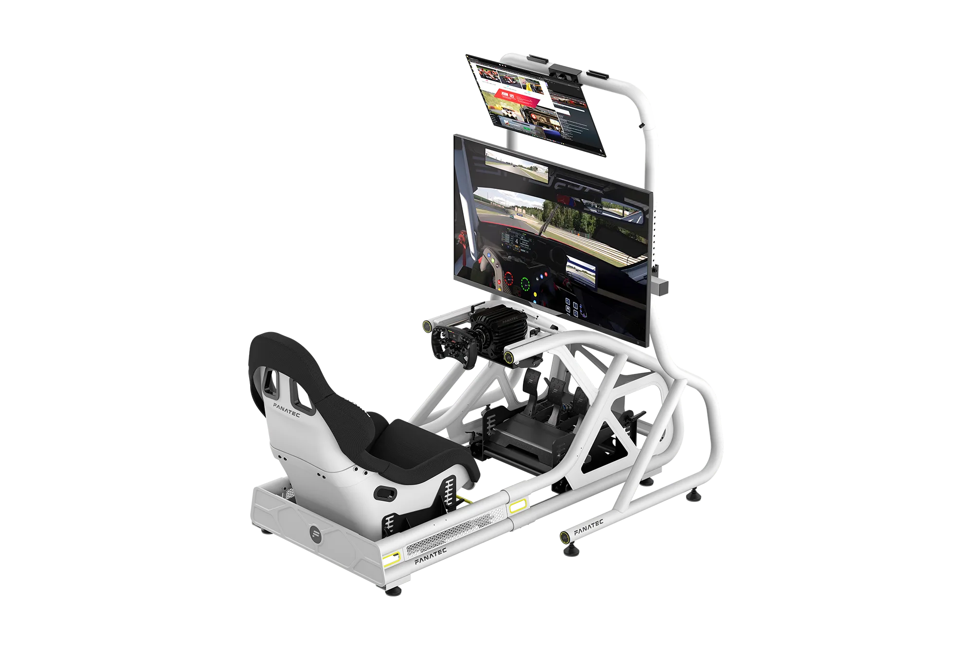 Fanatec GT Cockpit Monitor Stand (bílý) – detail