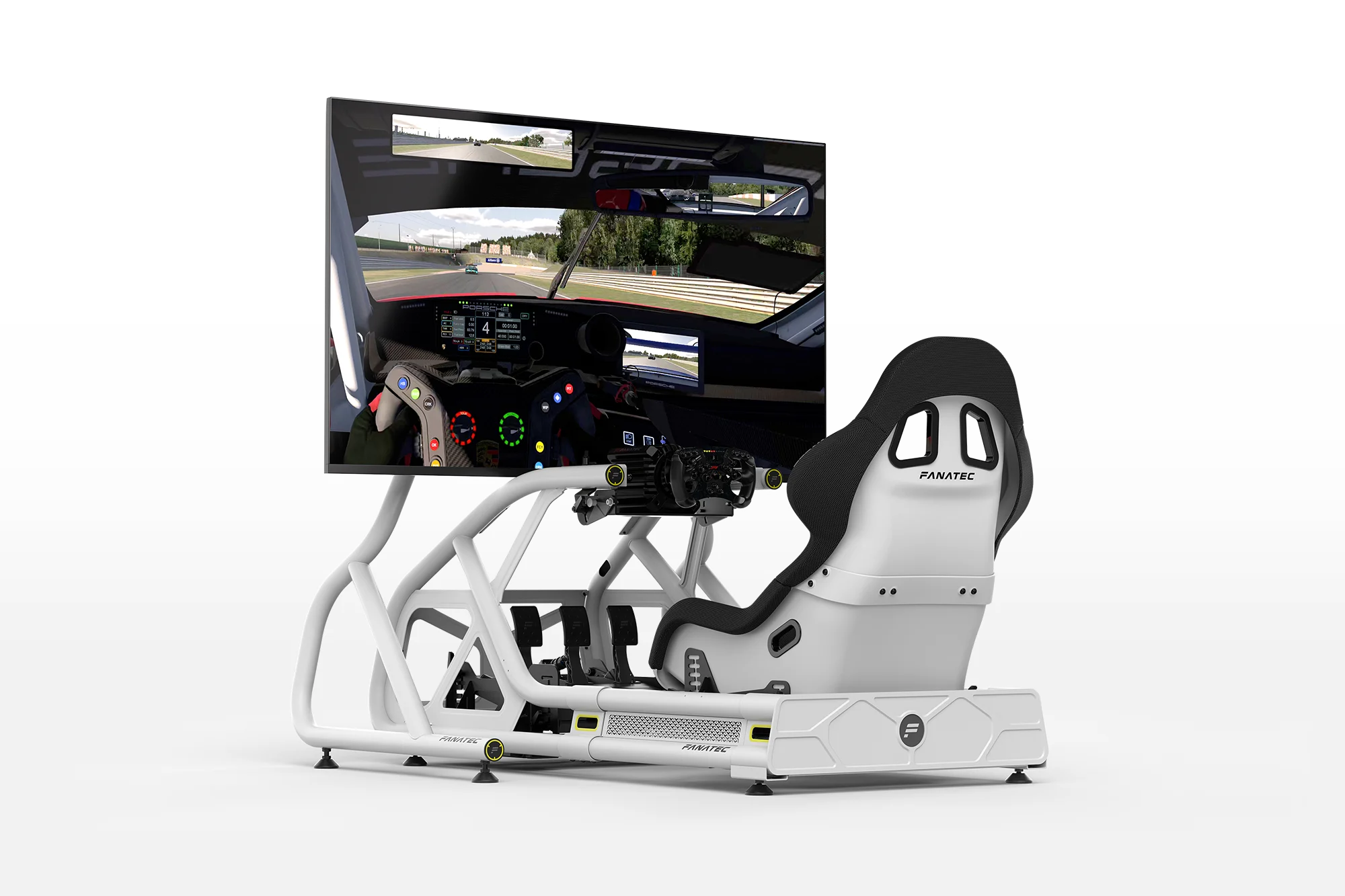 Fanatec GT Cockpit Monitor Stand (bílý) – detail