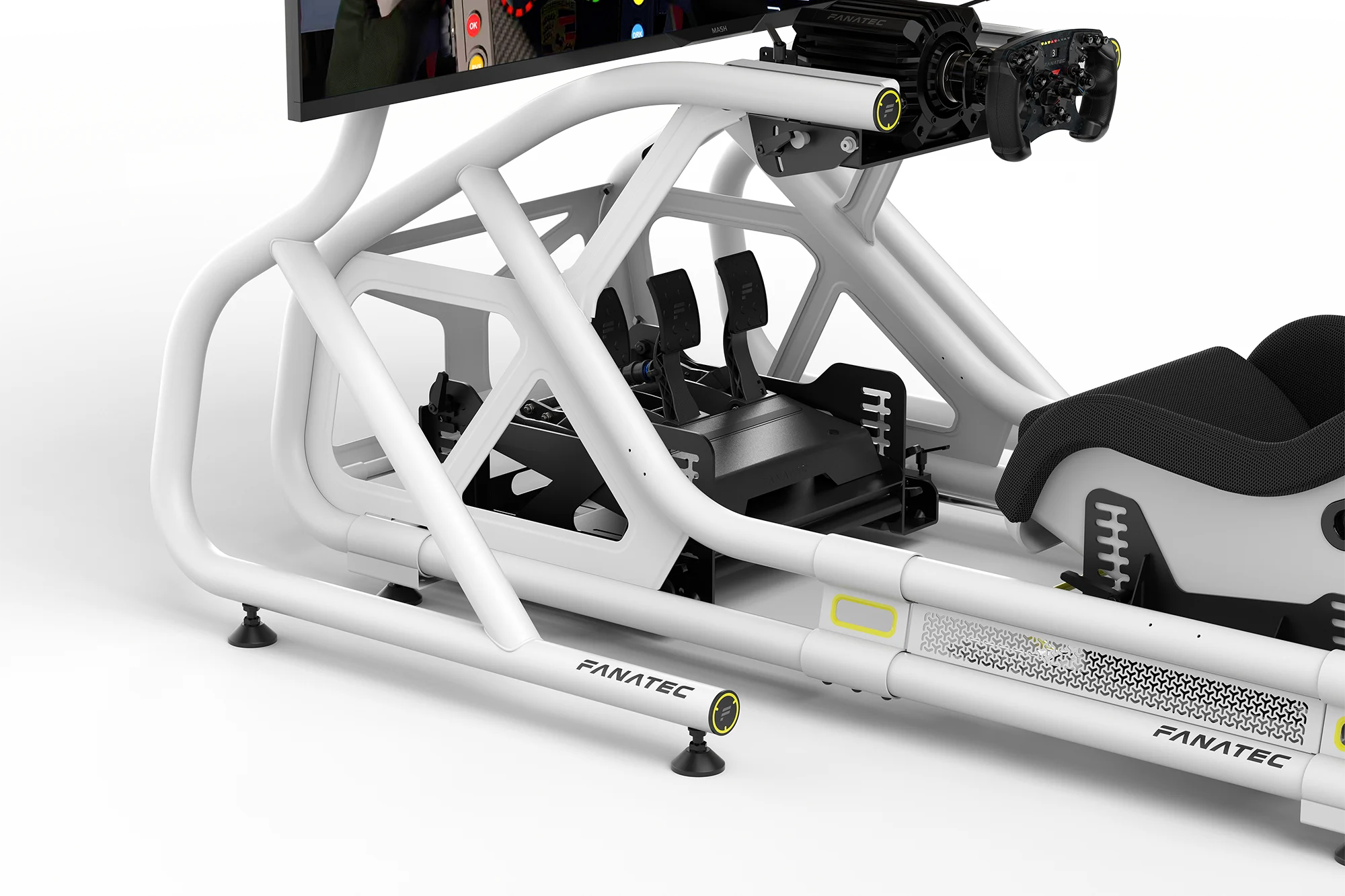 Fanatec GT Cockpit Monitor Stand (bílý) – detail