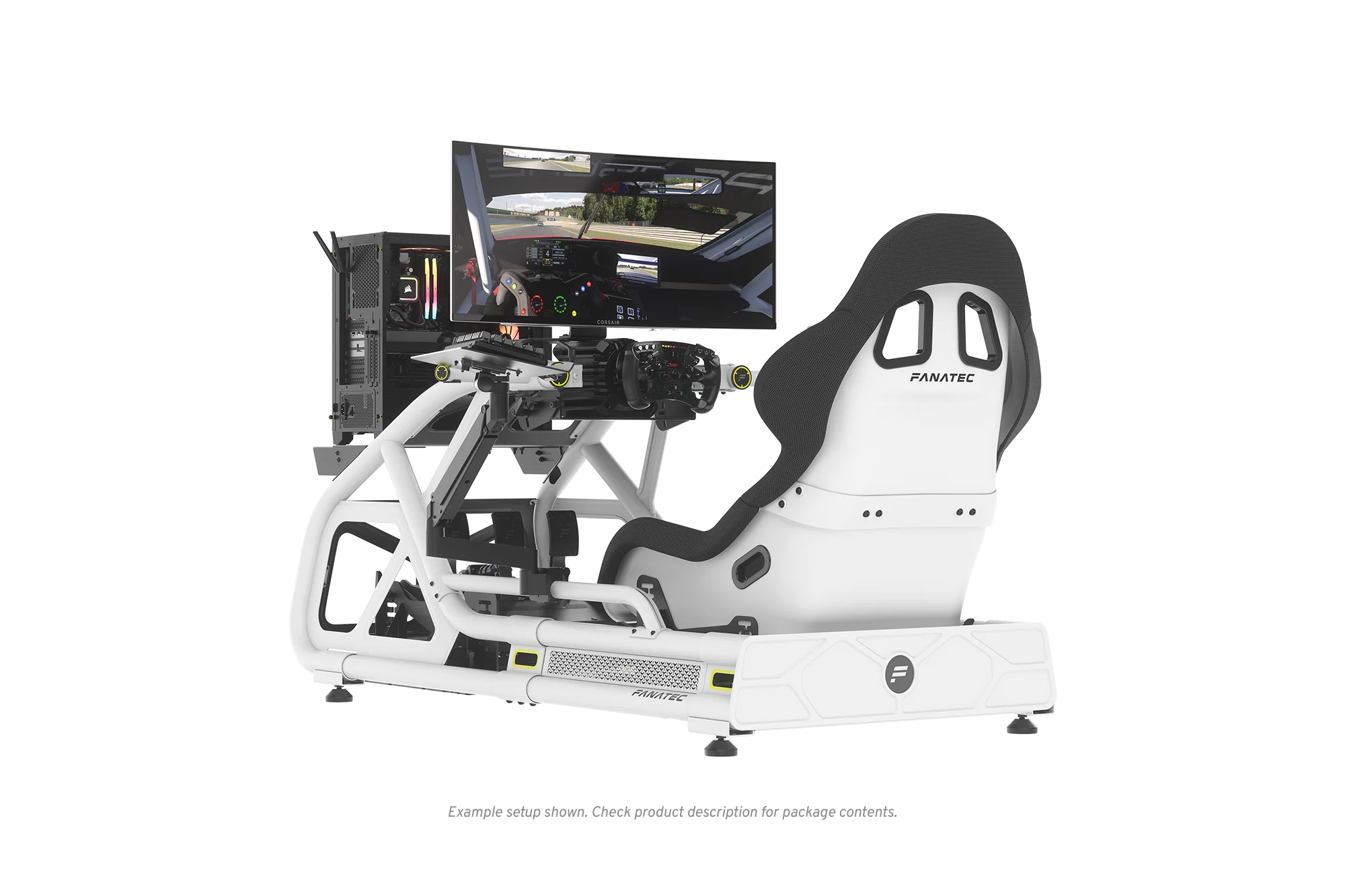 Fanatec ClubSport GT Cockpit (bílý) – detail