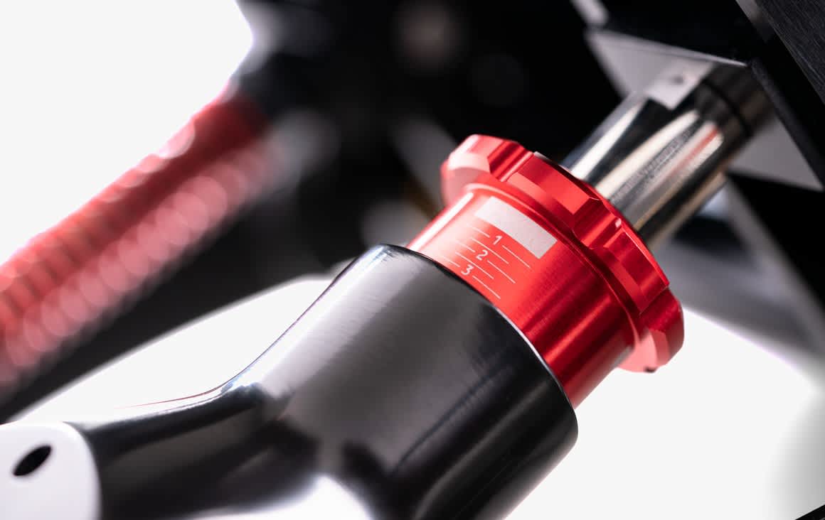 Fanatec ClubSport Pedals V3 – Tuhost brzdy bez nářadí