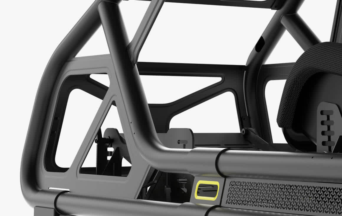Fanatec ClubSport GT Cockpit (černý) – Tuhý ocelový rám