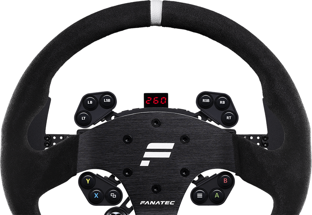 ClubSport Steering Wheel GT Alcantara V2 for Xbox — aro 300 mm em Alcantara com Universal Hub V2