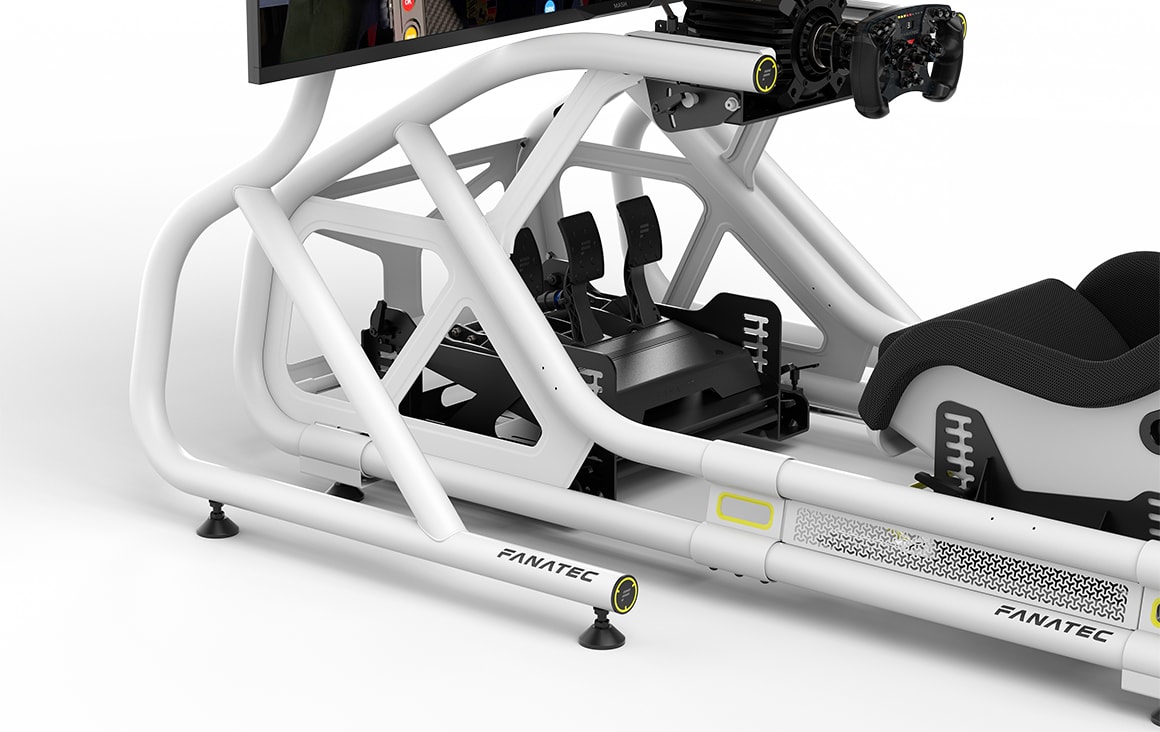 Fanatec GT Cockpit Monitor Stand (bílý) – Stabilní ocelová konstrukce