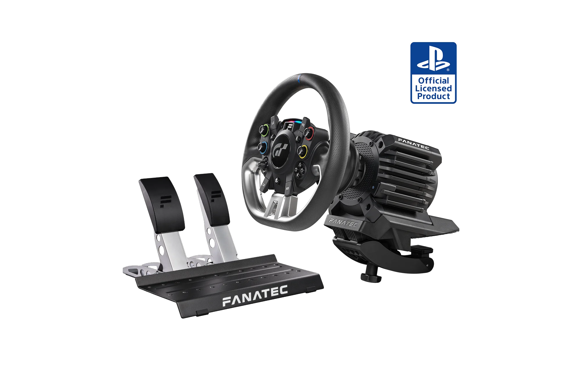 Fanatec Gran Turismo DD Pro 5 Nm bundle with wheel, wheel base and pedals