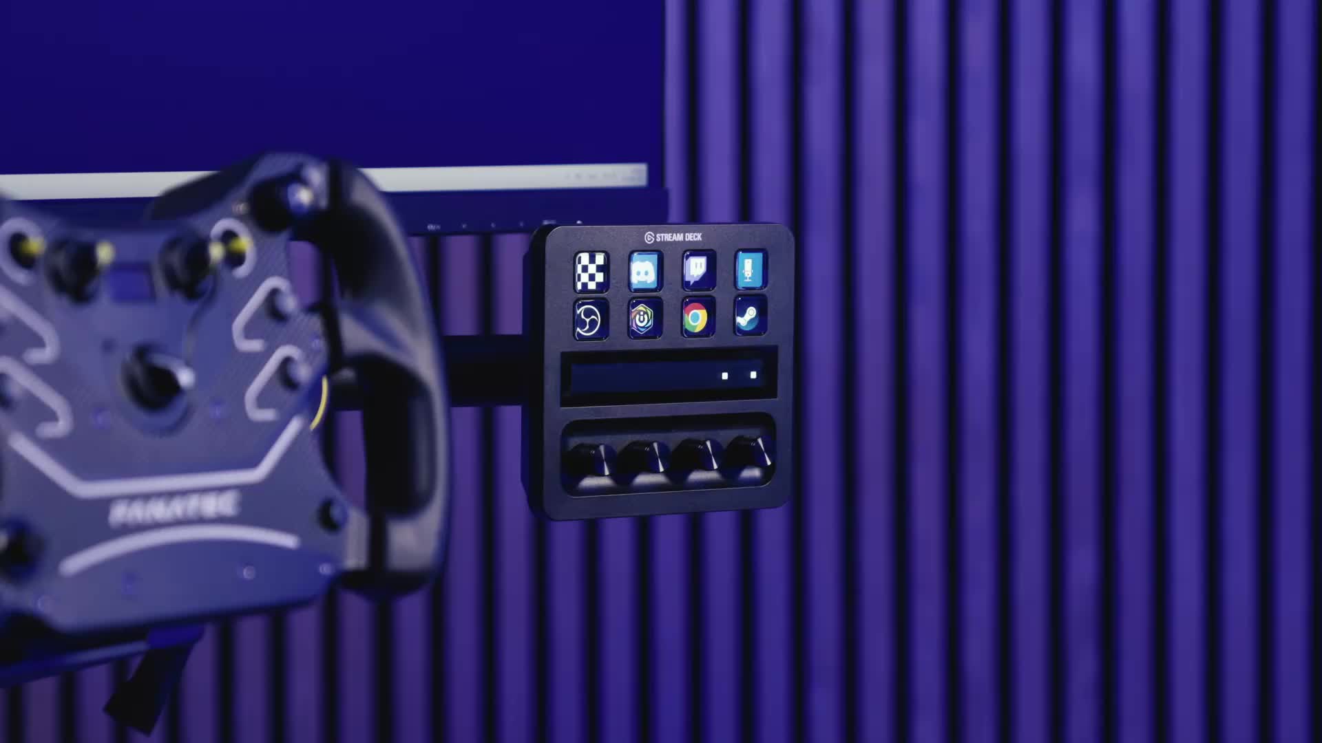 Stream Deck+ Controller - Dials & Touch Strip | FANATEC